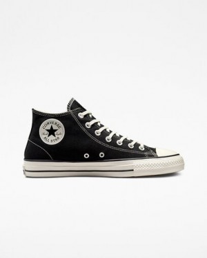 Converse CONS Chuck Taylor All Star Pro Cut Off Women Skate Shoes Black USA | C-57162499