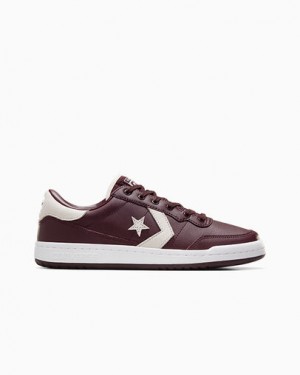 Converse CONS Fastbreak Pro Leather & Nylon Men Skate Shoes Burgundy / Purple / White USA | C-84603519