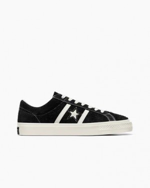 Converse CONS One Star Academy Pro Suede Women Skate Shoes Black USA | C-40281369