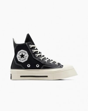 Converse Chuck 70 De Luxe Squared Men Sneakers Black USA | C-41376289