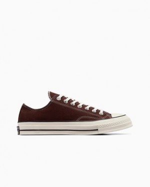 Converse Chuck 70 Men Canvas Shoes Dark Brown / Black USA | C-97018329