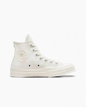 Converse Chuck 70 Stars Men Sneakers White / Beige USA | C-16938549