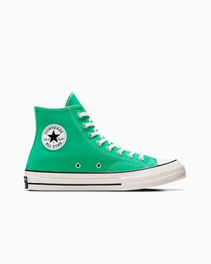 Converse Chuck 70 Women Canvas Shoes Green / Black USA | C-81329079