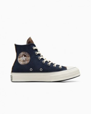 Converse Chuck 70 Women Canvas Shoes Navy / Grey USA | C-30248659