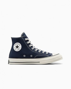 Converse Chuck 70 Women Canvas Shoes Navy / Black USA | C-09178549