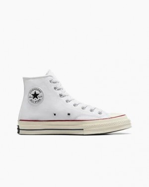 Converse Chuck 70 Women Canvas Shoes White / Dark Red USA | C-19067539