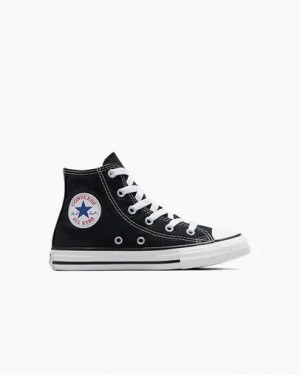 Converse Chuck Taylor All Star Classic Kids' Sneakers Black USA | C-80726919