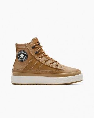 Converse Chuck Taylor All Star Equip Waterproof Women Sneakers Brown / Brown USA | C-81973509