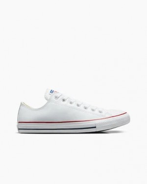 Converse Chuck Taylor All Star Leather Women Tennis Shoes White USA | C-78216059