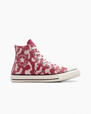 Converse Chuck Taylor All Star Leopard Remix Women Sneakers Pink USA | C-63528979