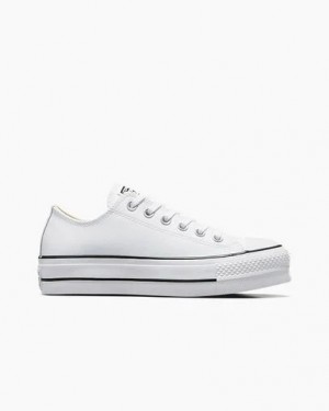 Converse Chuck Taylor All Star Lift Women Platform Shoes White / Black USA | C-31549289