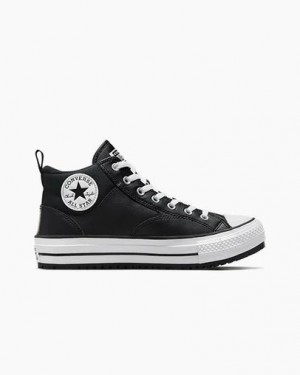 Converse Chuck Taylor All Star Malden Street Women Boots Black / White USA | C-95124739