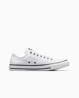 Converse Chuck Taylor All Star Men Slip On Shoes White / Black USA | C-41506399