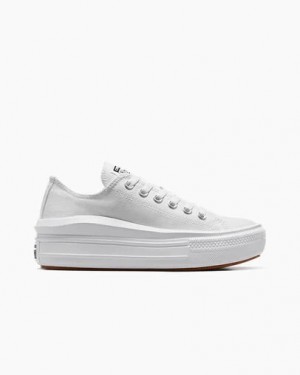 Converse Chuck Taylor All Star Move Women Platform Shoes White USA | C-45690239