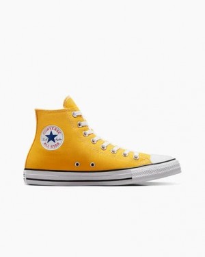 Converse Chuck Taylor All Star Women Canvas Shoes Lemon USA | C-98562739