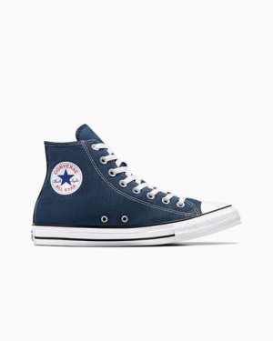 Converse Chuck Taylor All Star Women Canvas Shoes Navy USA | C-63419759