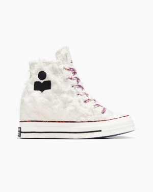 Converse Converse x Isabel Marant Chuck 70 Wedge Men Sneakers White USA | C-24183709