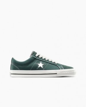 Converse Converse x thisisneverthat One Star Pro Men Sneakers Green / Black / White USA | C-72639549