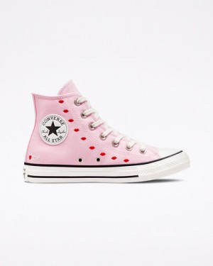 Converse Crafted With Love Chuck Taylor All Star Women Sneakers Pink / White USA | C-26173989