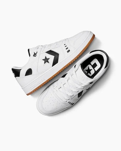 Converse CONS AS-1 Pro Men Skate Shoes White / Black USA | C-67921849