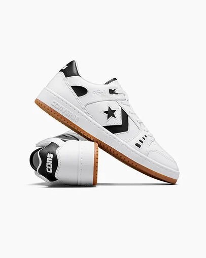 Converse CONS AS-1 Pro Men Skate Shoes White / Black USA | C-67921849