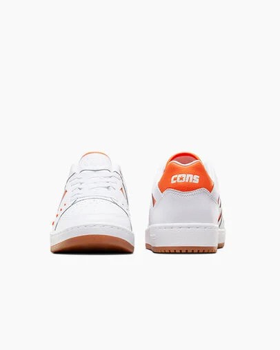 Converse CONS AS-1 Pro Men Skate Shoes White / Orange USA | C-09126359