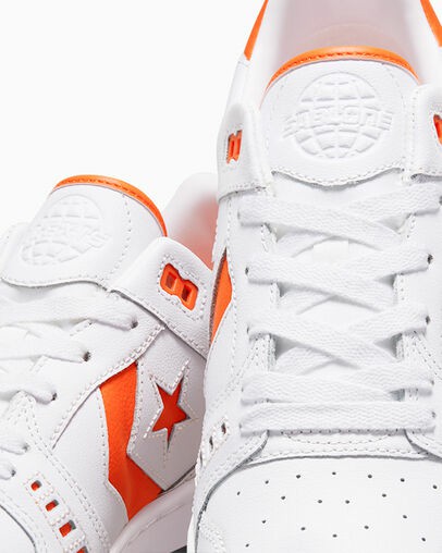 Converse CONS AS-1 Pro Men Skate Shoes White / Orange USA | C-09126359