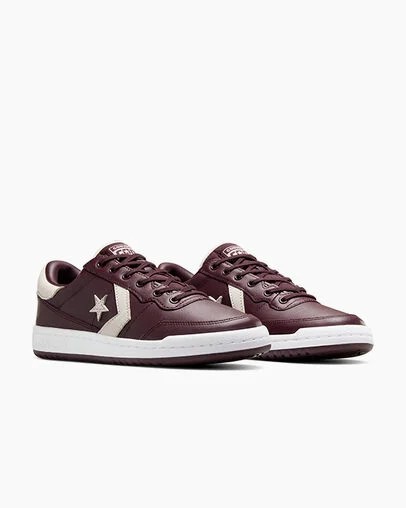 Converse CONS Fastbreak Pro Leather & Nylon Men Skate Shoes Burgundy / Purple / White USA | C-84603519