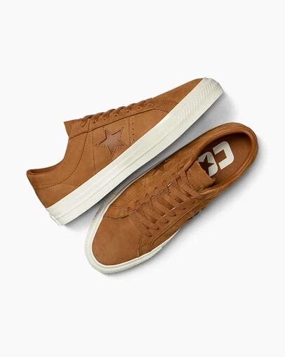 Converse CONS One Star Pro Nubuck Men Skate Shoes Brown USA | C-54271639