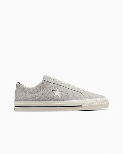 Converse CONS One Star Pro Suede Women Skate Shoes Grey / Black USA | C-23968179