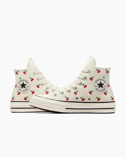 Converse Chuck 70 Cherries Women Sneakers White / Black / Red USA | C-47081399