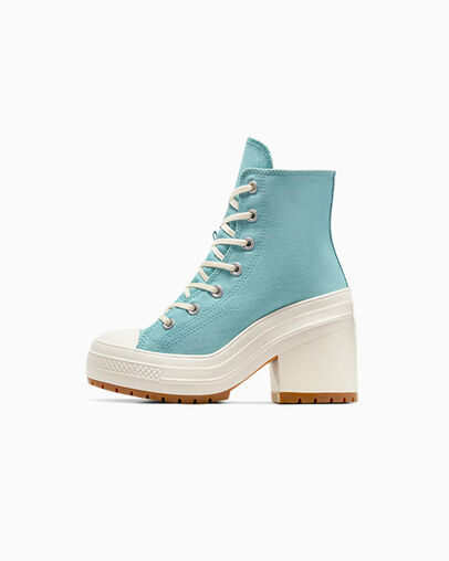 Converse Chuck 70 De Luxe Heel Women Sneakers Azure USA | C-68472399