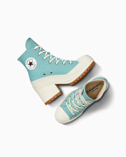 Converse Chuck 70 De Luxe Heel Women Sneakers Azure USA | C-68472399