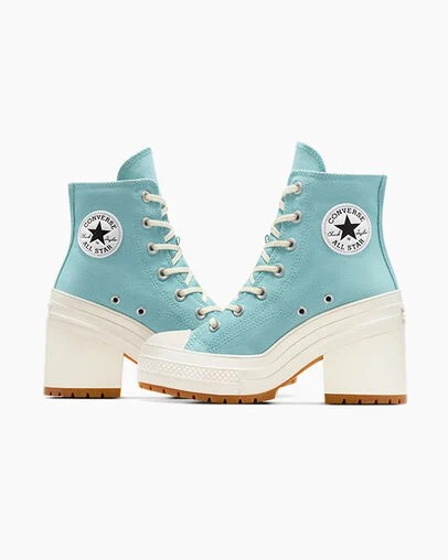 Converse Chuck 70 De Luxe Heel Women Sneakers Azure USA | C-68472399