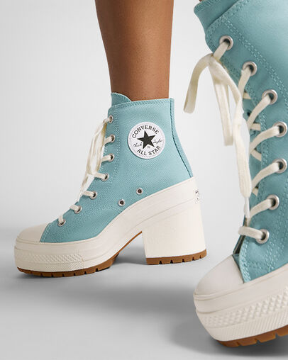 Converse Chuck 70 De Luxe Heel Women Sneakers Azure USA | C-68472399