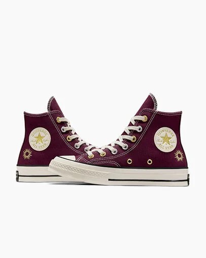 Converse Chuck 70 Luck Charms Women Sneakers Purple / Gold USA | C-96483719