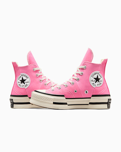 Converse Chuck 70 Plus Women Sneakers Pink / Black USA | C-12389549