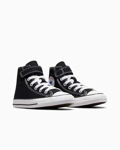 Converse Chuck Taylor All Star 1V Easy-On Kids' Sneakers Black / Beige / White USA | C-79650819