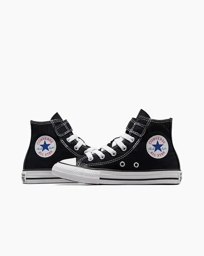 Converse Chuck Taylor All Star 1V Easy-On Kids' Sneakers Black / Beige / White USA | C-79650819