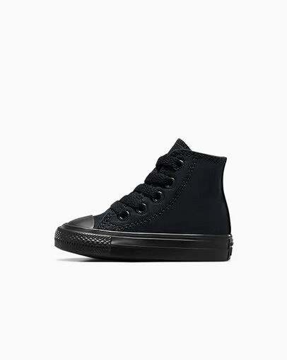 Converse Chuck Taylor All Star Classic Kids' Sneakers Black USA | C-65830799