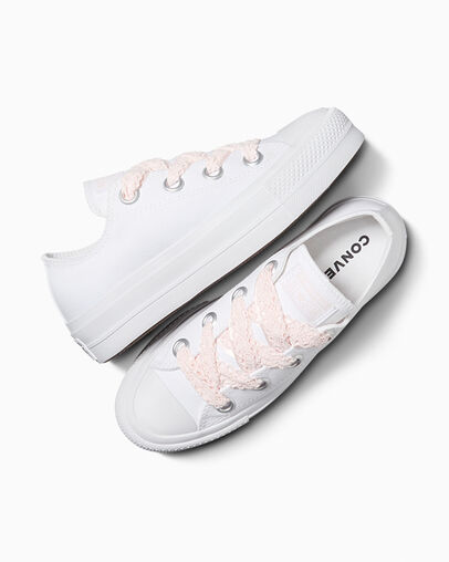 Converse Chuck Taylor All Star Lift Women Platform Shoes White / Pink USA | C-01842979