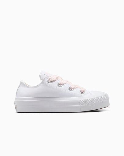 Converse Chuck Taylor All Star Lift Women Platform Shoes White / Pink USA | C-01842979