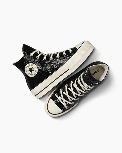 Converse Chuck Taylor All Star Lift Women Platform Shoes Black USA | C-28953079