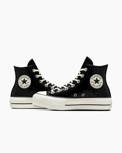 Converse Chuck Taylor All Star Lift Women Platform Shoes Black USA | C-28953079