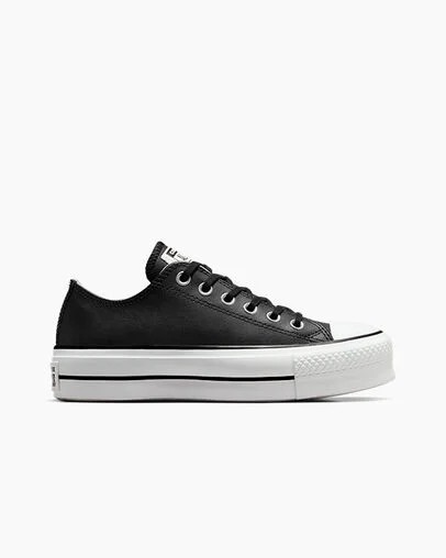 Converse Chuck Taylor All Star Lift Women Platform Shoes Black / White USA | C-82350619