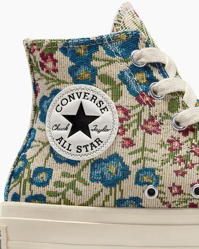 Converse Chuck Taylor All Star Lift Women Platform Shoes White / Beige White / Black USA | C-21453899