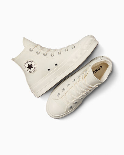 Converse Chuck Taylor All Star Lift Women Platform Shoes White / Black USA | C-75340299