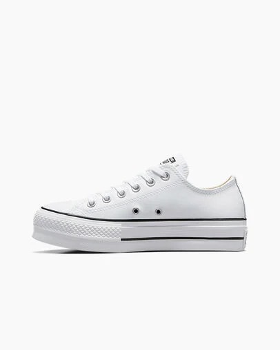 Converse Chuck Taylor All Star Lift Women Platform Shoes White / Black USA | C-85796249