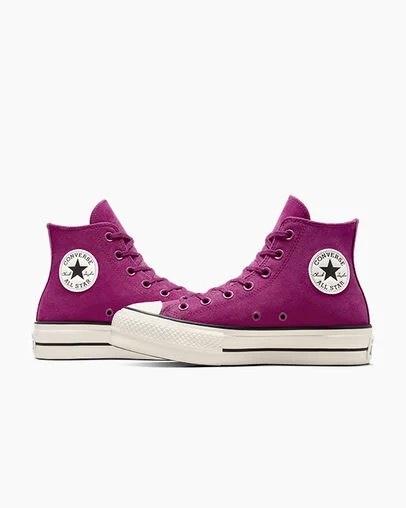 Converse Chuck Taylor All Star Lift Women Platform Shoes Purple / Black USA | C-86974039