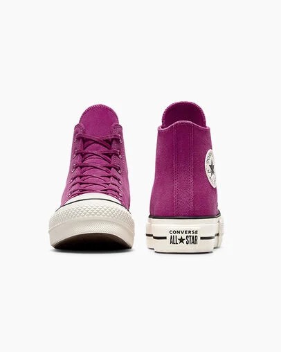 Converse Chuck Taylor All Star Lift Women Platform Shoes Purple / Black USA | C-86974039